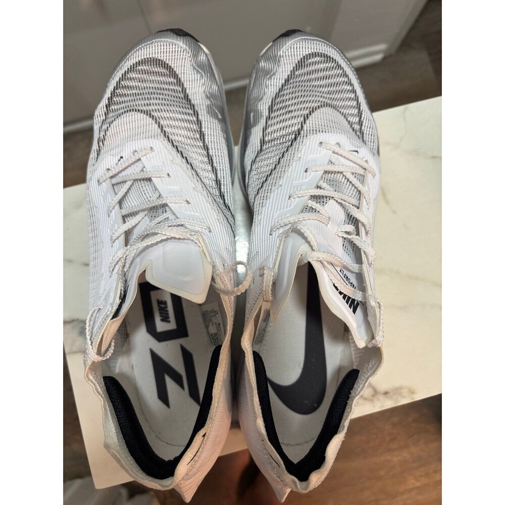 Nike ZoomX Vaporfly Next% 2 - White/ Sliver Grey 2021 (CU4123-100)  size 13 - Picture 5 of 6